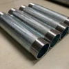 Galvanized pipe water pipe sleeve thread 50, external thread 3 inches, steel pipe joint extension 4 inches, straight-through iron pipe double-ended thread details Picture